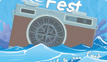 Affiche créée pour le festival A L'West Fest
